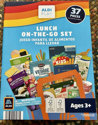#ad Aldi Lunch On The Go Set 37pc Grocery Dinner Food Kids Toy Pretend Play Set NEW $23.00