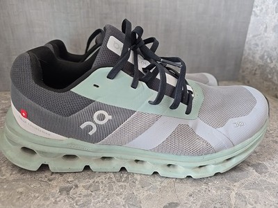 On Cloudrunner Swiss Engineering Mens Size 8  Frost Aloe Running Shoe Speedboard