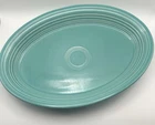 Fiesta Fiestaware Sea Mist Green Oval Serving Platter Tray 13.5” Vtg 1991 HLC