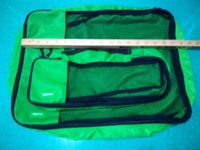 Amazon Basics Travel Organizer Packing Cube 2 Piece Set Green Large Slim