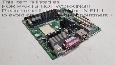 UNGETESTET! HP ms-7050 Mainboard mit 768MB Ram, OHNE CPU, OHNE IO Shield