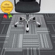 Office Chair Mat for Carpets   30” X 48   Clear Carpet Chair Mats for Low