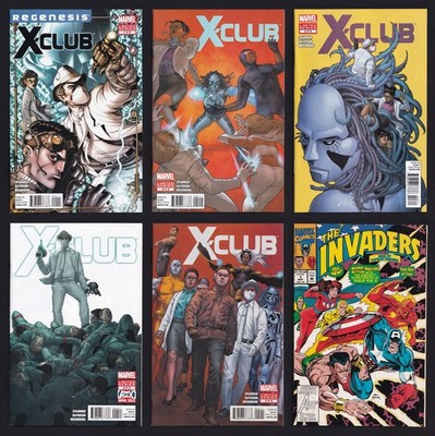X-Club #1-5 Complete 2012 & Invaders #1 1993 1st Dr. Nemesis! Marvel