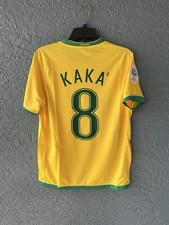 Brazil Kaka Retro Jersey 2006 Yellow Size S