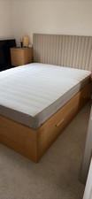 Standard King Size Bed, Mattress And Headboard