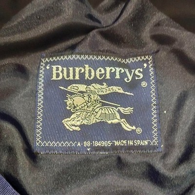 Burberrys 80S Spanish Made Wool Hunting Hat Nova Check navy Men's