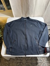 Nike Tech Fleece Full Zip Jacket Men  s XXL Black Track Athletic