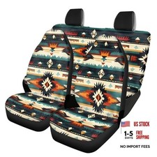 Aztec Car Seat Covers Full Set 4 Pack Southwestern Navajo Tribal Aztec Navajo