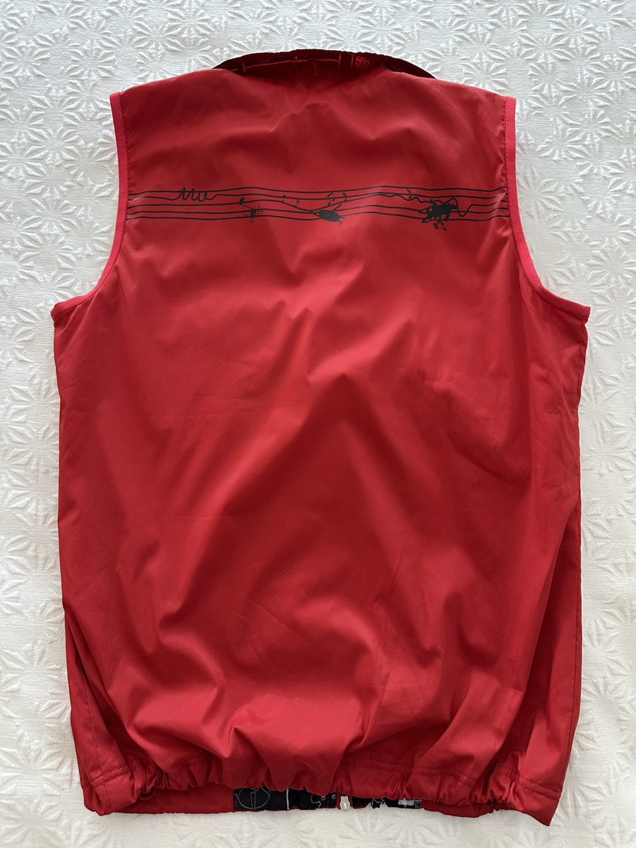 MU Sports Women's Red Full Zip Golf Vest Size 40/Small Japan MU Sports Women's Red Full Zip Golf Vest Size 40/Small Japan