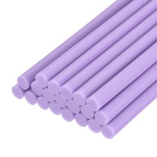 30pcs Mini Hot Glue Gun Sticks 4" x 0.28" for Glue Gun, Bright Purple 0.33 per stick
