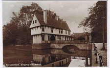 Germany Postcard Burgsteinfurt RPPC Eingang zum Schloss Herman Lorch