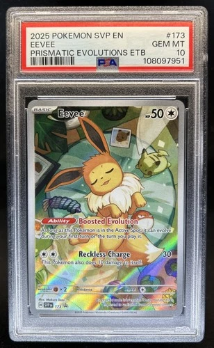 2025 Pokemon SV Black Star Promos - SVP EN Eevee #173 PSA 10 GEM MINT