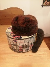 CAPPELLO COLBACCO IN PELO DI VOLPE MODELLO DAVY CROCKETT