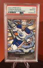 Connor McDavid PSA 10 Young Guns Renewed 2024 Upper Deck #201 GEM MT
