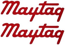 Maytag Gas Engine Model 92 & 72 Decal Pair Multi Motor Wringer Washer