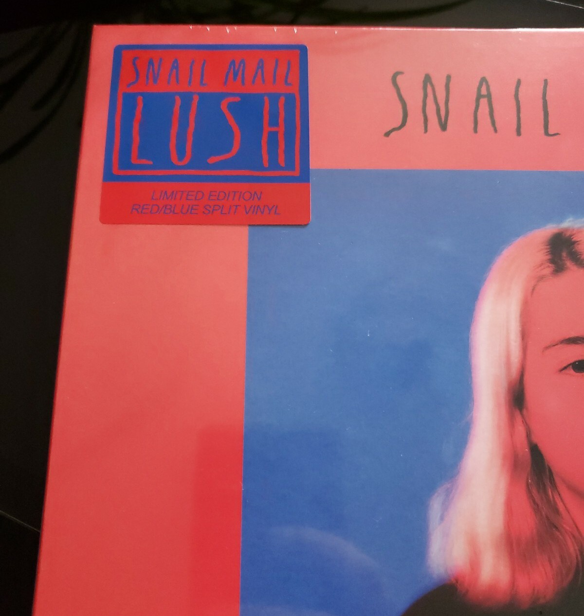 洋楽 Snail Mail Lush red blue split vinyl SNAIL MAIL - Lush Red/Blue Split LP Coloured Vinyl Record