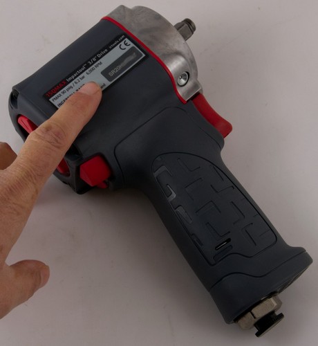 Ingersoll Rand 15QMAX - 3/8" Drive Air Impact Tool - Quiet, Ultra-Compact, - Picture 4 of 8