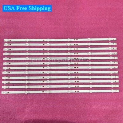 12Pcs LED strips For RCA AE0110516 JL.D65061330-031DS-M_V02 RNSMU6536 RNSMU6540