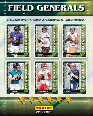 RYAN TANNEHILL - 2021 Panini Instant NFL TITANS - FIELD GENERALS QB's - PRESALE
