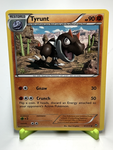 Pokemon Tyrunt 61/111 Furious Fists Uncommon NM Condition