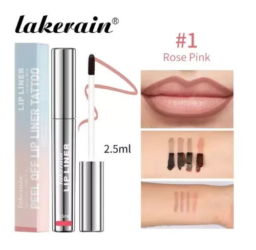 Stain Long Lip Liner Peel Liner Lip Lip Tattoo Peel Off Stay-N off - Lasting New - Picture 5 of 9