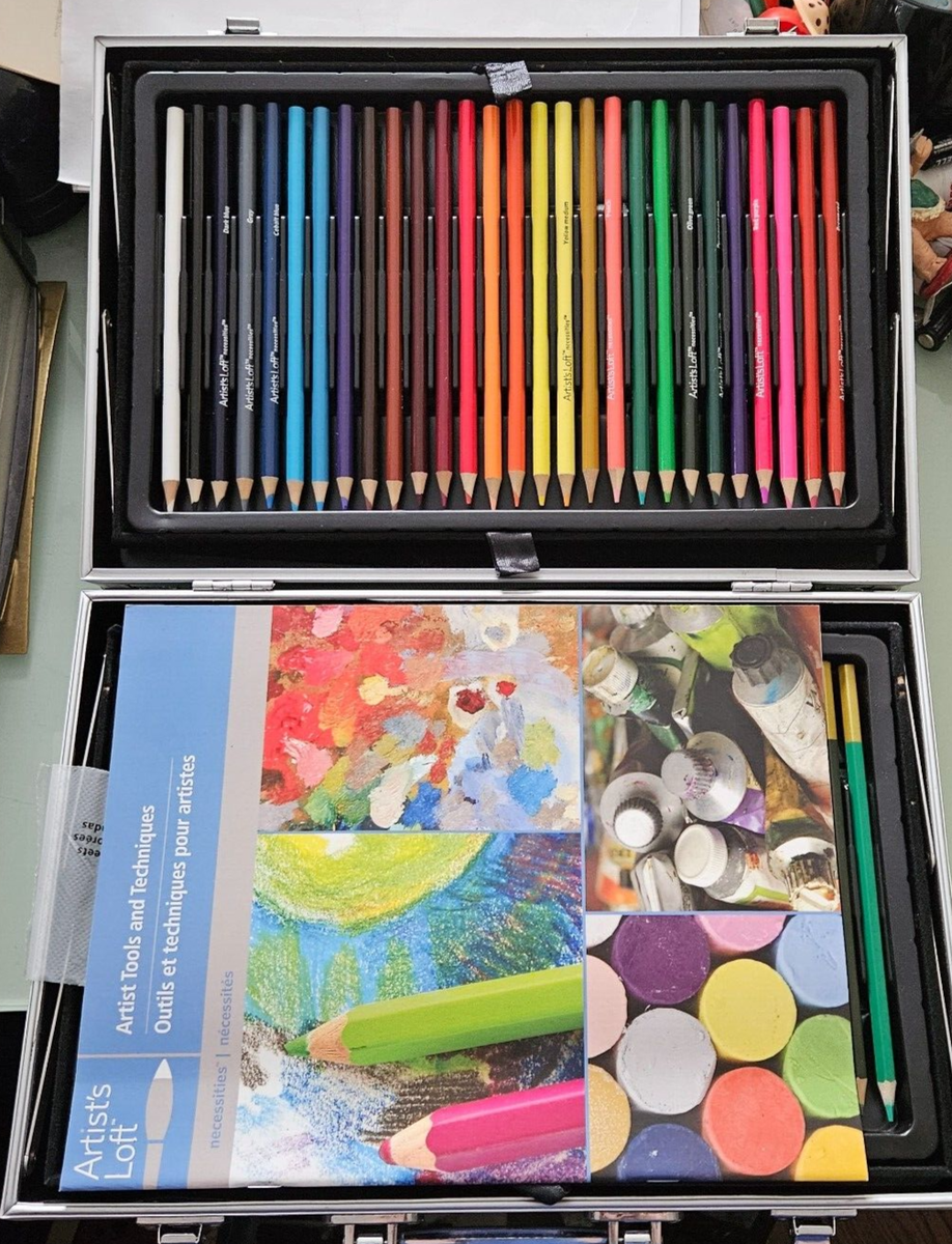artist's loft 126 PIECE ALL MEDIA ART SET WITH DELUXE METAL CASE