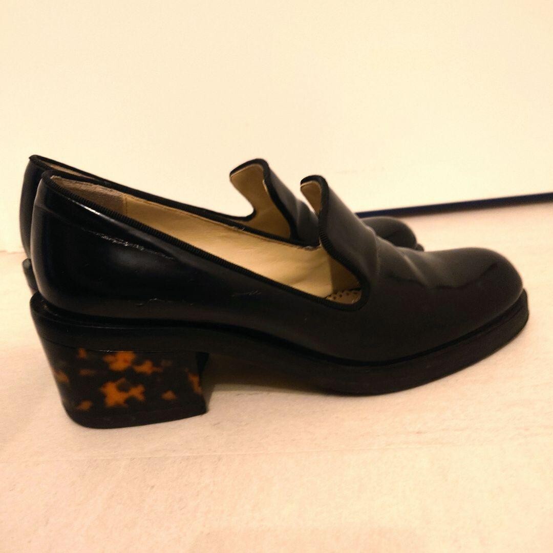 STELLA McCARTNEY ローファー Stella McCartney Loafers Shoes tortoiseshell Black Size