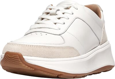Fitflop Damen F-Mode Weiß Leder Sneaker