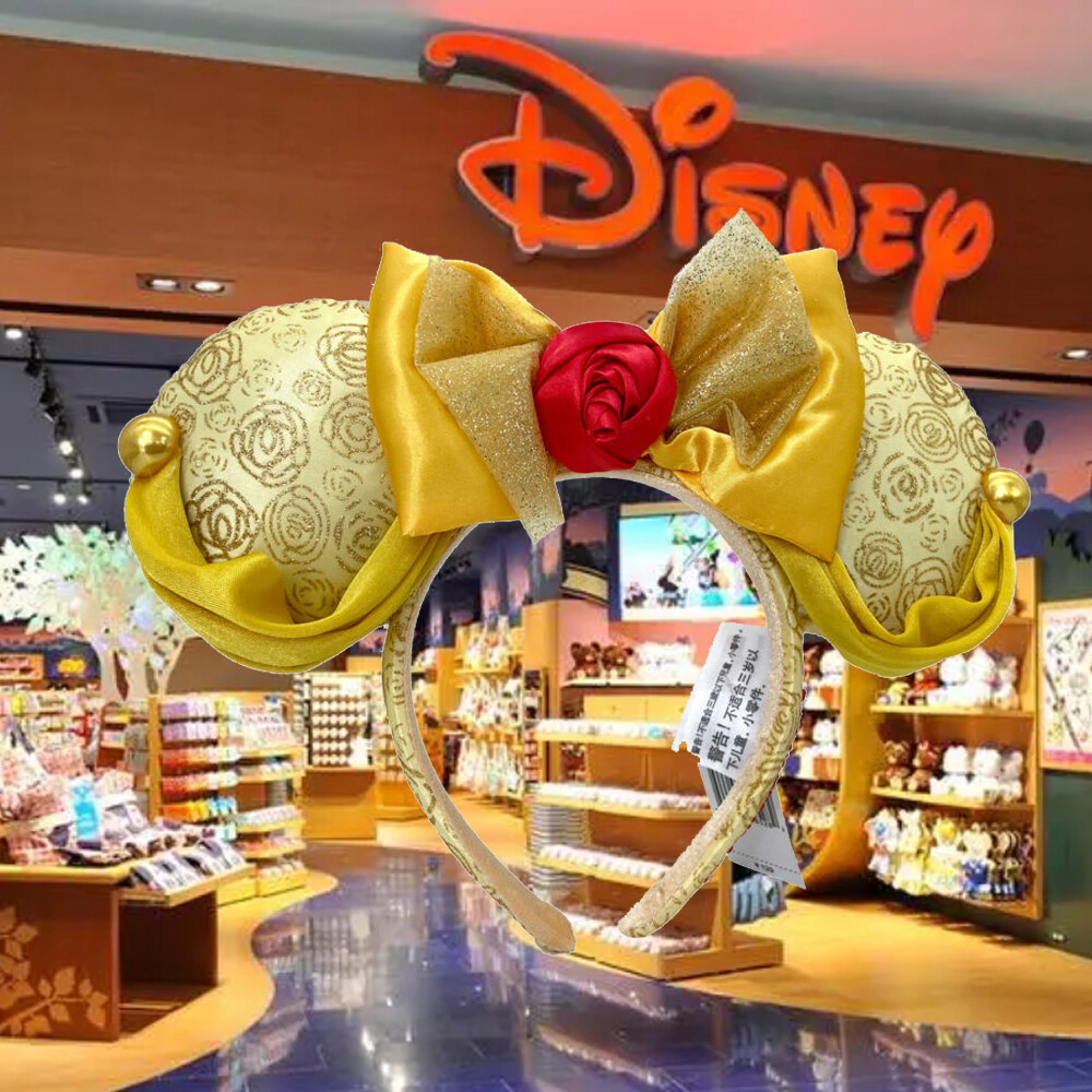 Belle Disney Ears - Disney Store Beauty & the Beast Mouse Ears, Belle Ears, Mouse Ears, Belle  main image 2