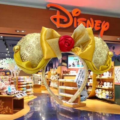 Disney-Parks Ears Belle Minnie Mouse Ears Mickey Bow  display picture 1