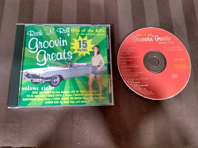 Rock N' Roll Groovin' Greats Hits of the 60's CD Volume Eight 15 Songs RARE!