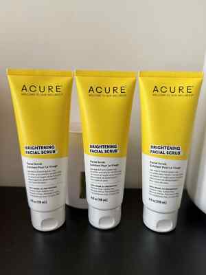 ACURE Aufhellendes Gesichtspeeling - 3 PACKUNGEN POSTEN
