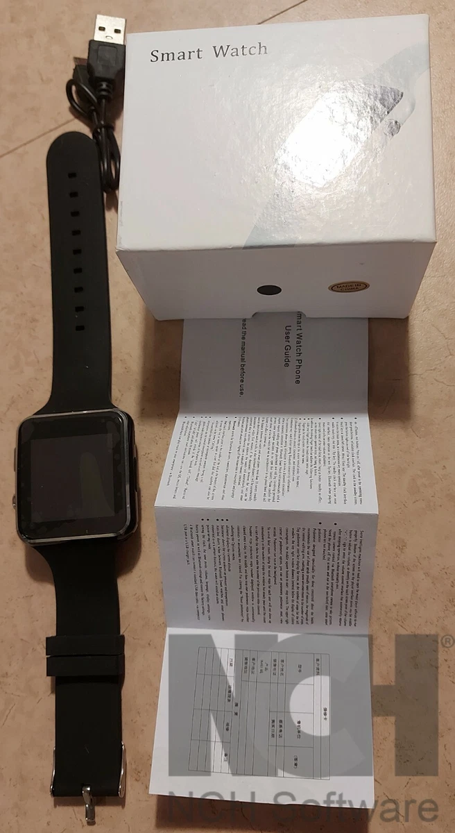 Smartwatch X6 BLACK eBay