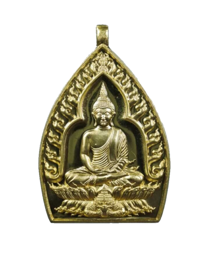 Amulett, Goldmetall, buddhistische Kunst, Billi naire reiches Modell, Handel & Reichtum, Mettar - Bild 1 von 10
