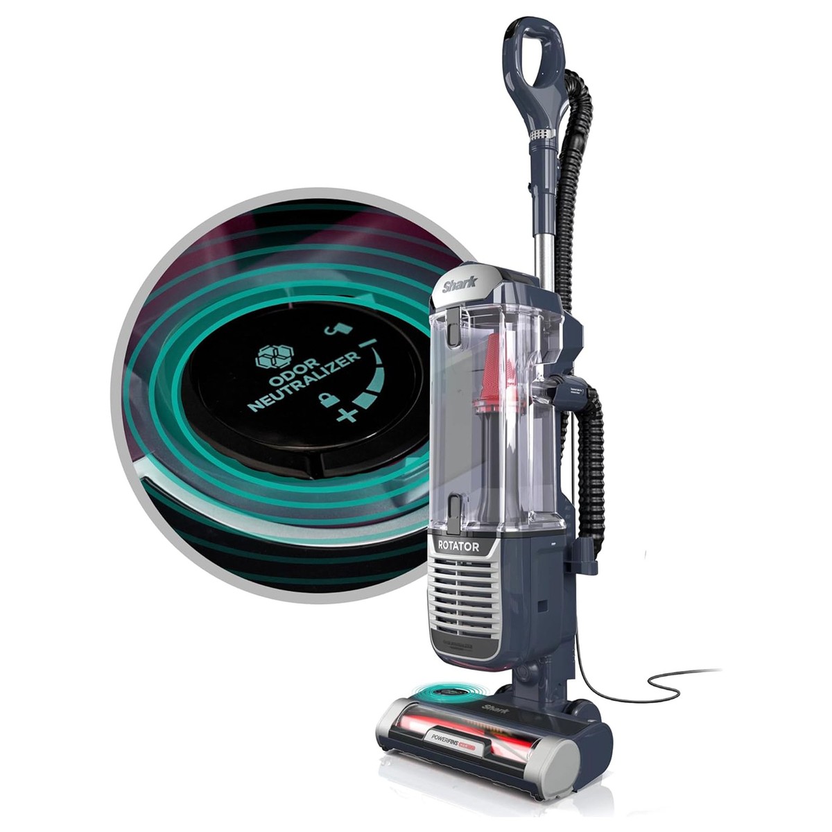 Shark ZU100 Rotator Vacuum Cleaner for Pet Hair, Navy Shark ZU100 Rotator Vacuum Cleaner for Pet Hair, Navy