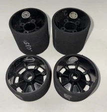 BSR Racing Tires White Pearl/White Rears Silver White Fronts Trued Carpet Oval 