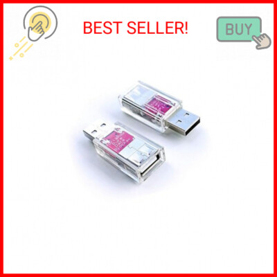 PortaPow USB-A Data Blocker   Protect Against Juice Jacking (1, Transparent, 1)