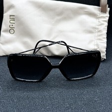 LIU JO LJ763SR 001 Oversized Sunglasses Black 58-16-140 Gradient EUC