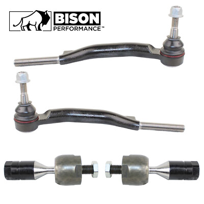 Bison Performance 4pc Inner & Outer Steering Tie Rod End Kit For STS