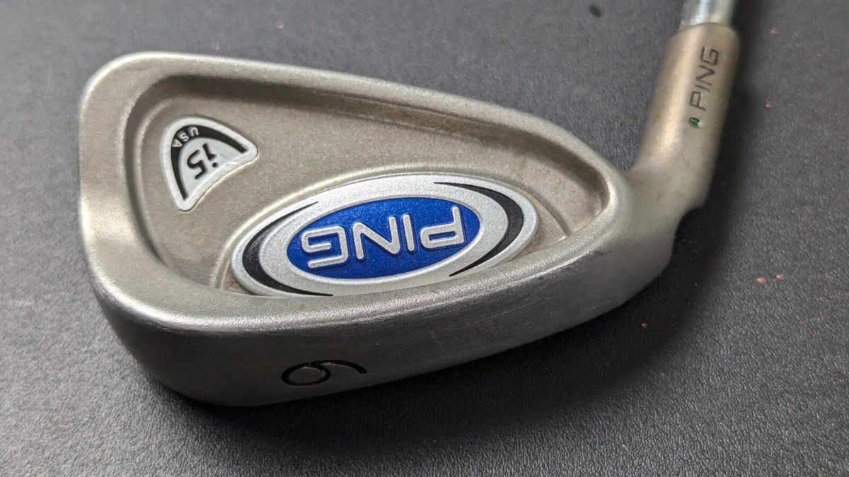 Left Handed Ping G Series Green Dot 6 Iron Flex S Steel Shaft Ping Grip Left Handed Ping G Series Green Dot 6 Iron Flex S Steel Shaft Ping Grip