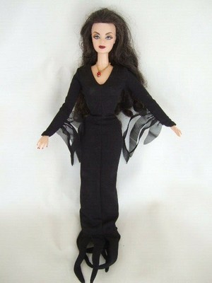 morticia addams barbie