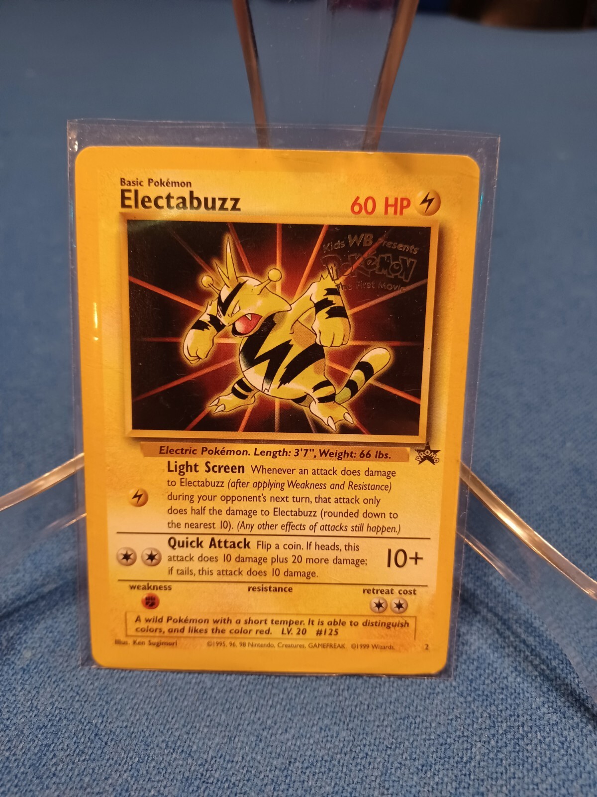 Pokémon TCG Electabuzz Wizards Black Star Promos 2 Regular Promo NM Condition