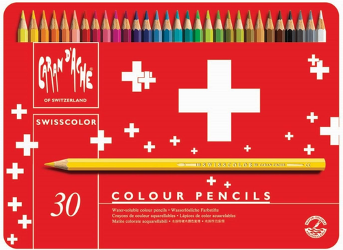 SG Istruzione CD 1285 - 730 Caran D' Ache Swisscolor - Matita (Confezione Da 30) - Foto 8 di 12