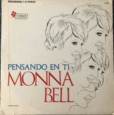 Monna Bell-“Pensando En Ti”-33 RPM LP-Trébol-Free Shipping/Last One