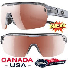 ADIDAS AD05 6600 ZONYK AERO MIDCUT PRO L GREY SHINY SUNGLASSES LTS MIRROR LENSES