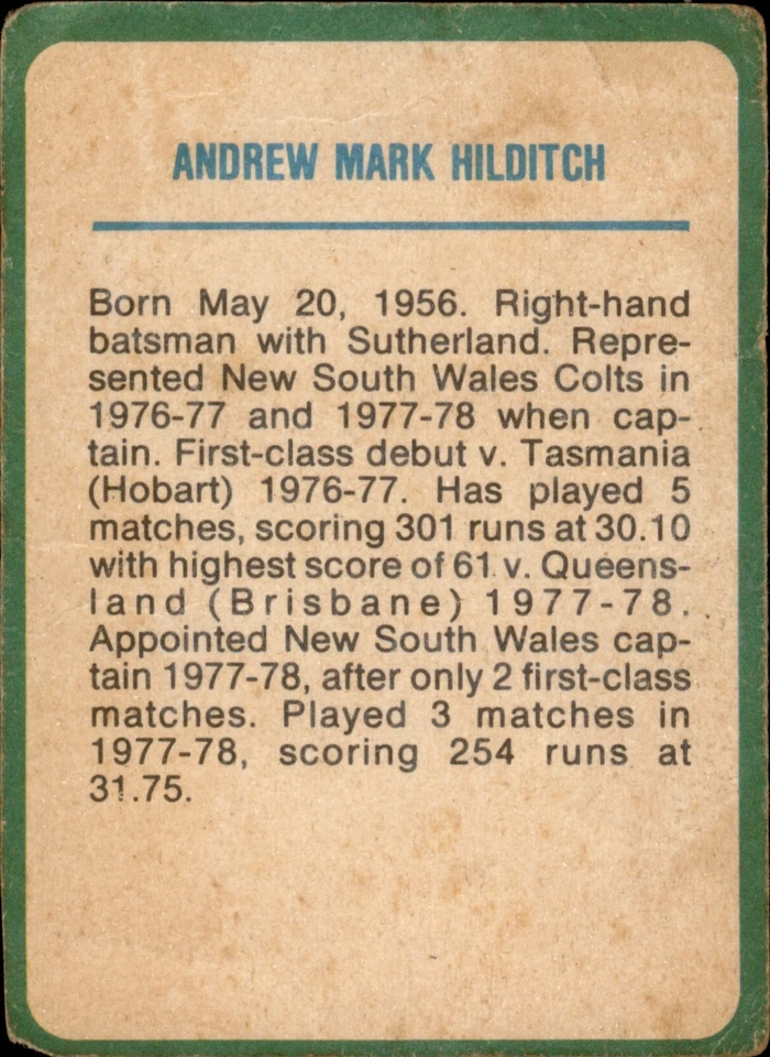 1978 Scanlens Cricket single cards. Choose your Cards. - image 4 of 4