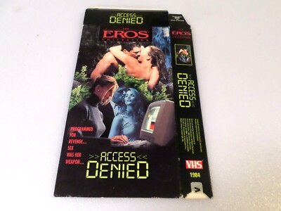 ACCESS DENIED - REPLACEMENT VHS BOX - NO MOVIE - ORIGINAL 1996 SLEEVE 