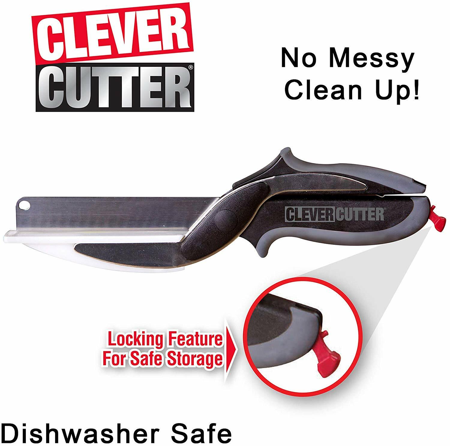 Clever Cutter 2 in 1 Smart Knife - Clever Cutter is the revolutionary  2-in-1 knife and cutting board that chops and slices your favorite foods in  seconds! The secret of the 2-in-1