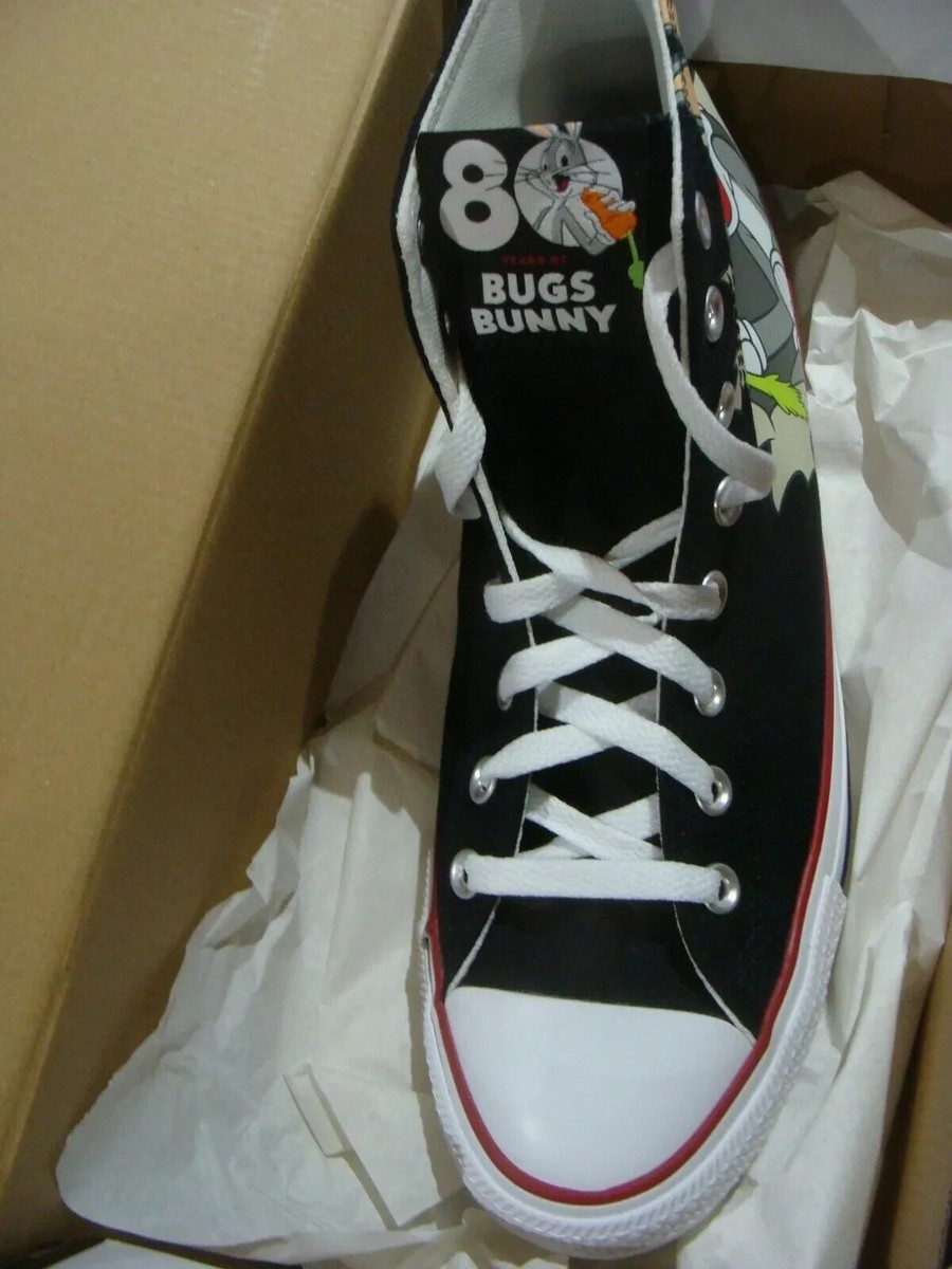Men's Converse x Bugs Bunny Looney Tunes HI Top Shoes