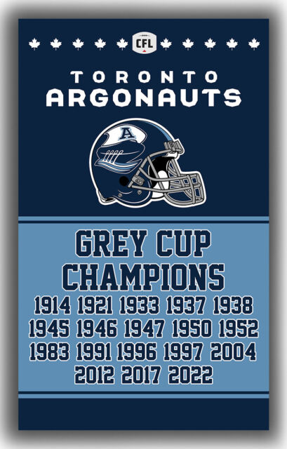 Toronto Argonauts Football Team Flag 90x150cm 3x5ft Grey Cup Champions Banner
